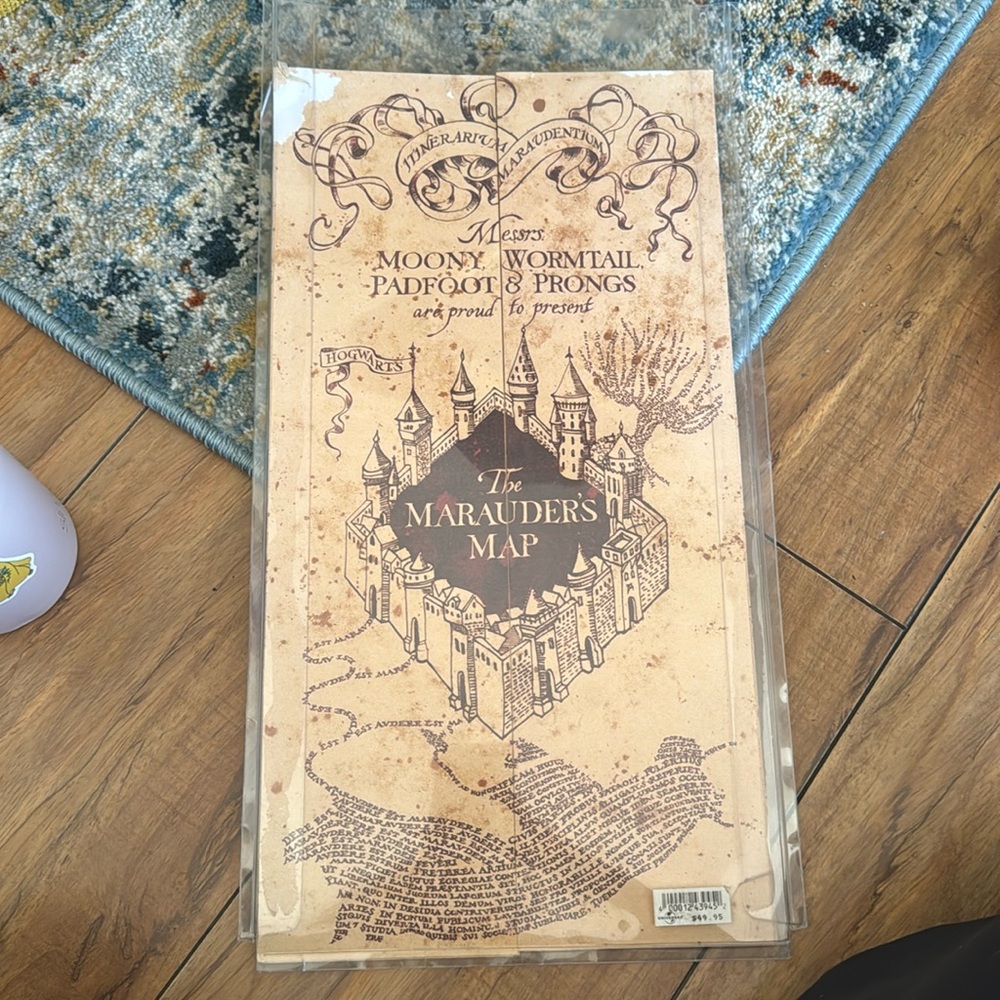 Marauders map from Universal Studios